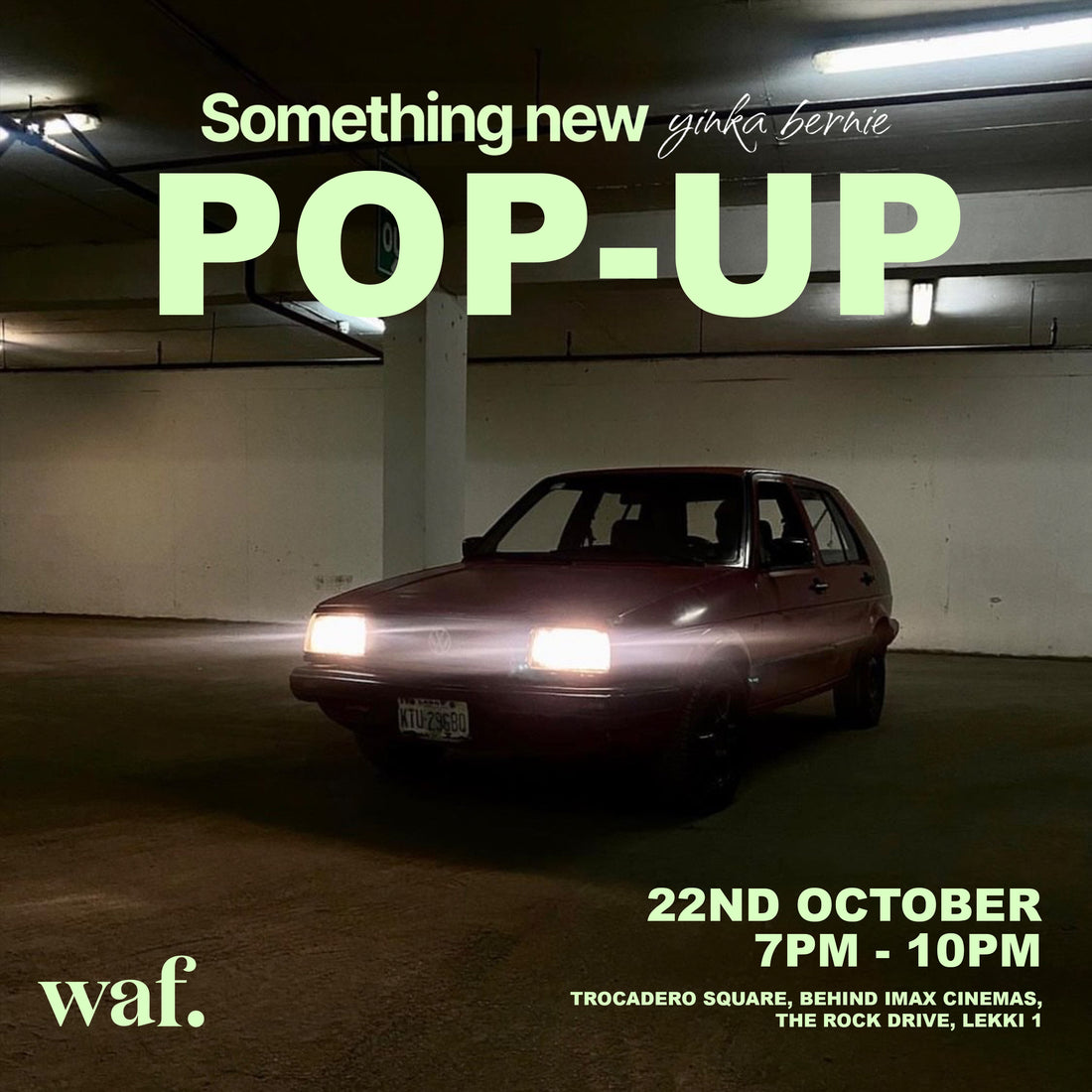 waf. Yinka Bernie Popup