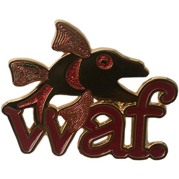 waf. EJA ENAMEL PIN (RED)