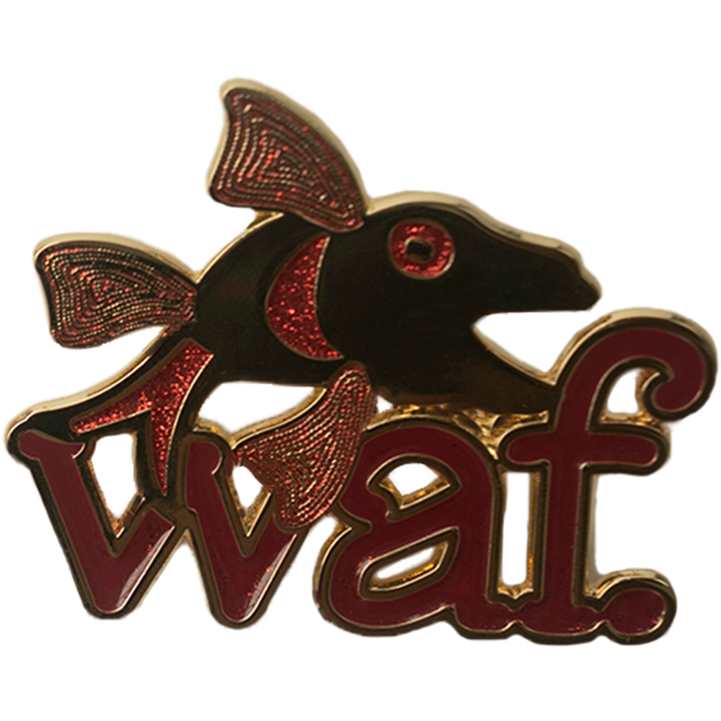 waf. EJA ENAMEL PIN (RED)